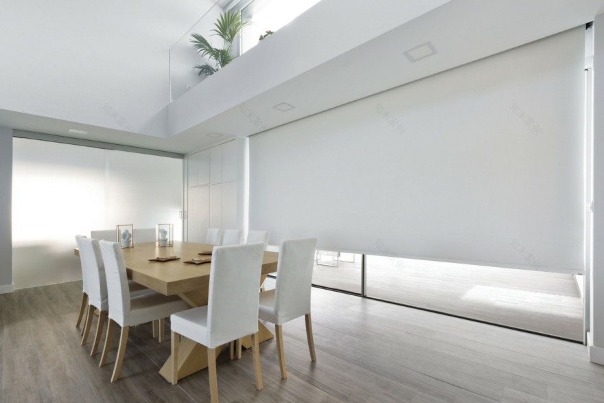 roller blinds installed in minimalist home-10