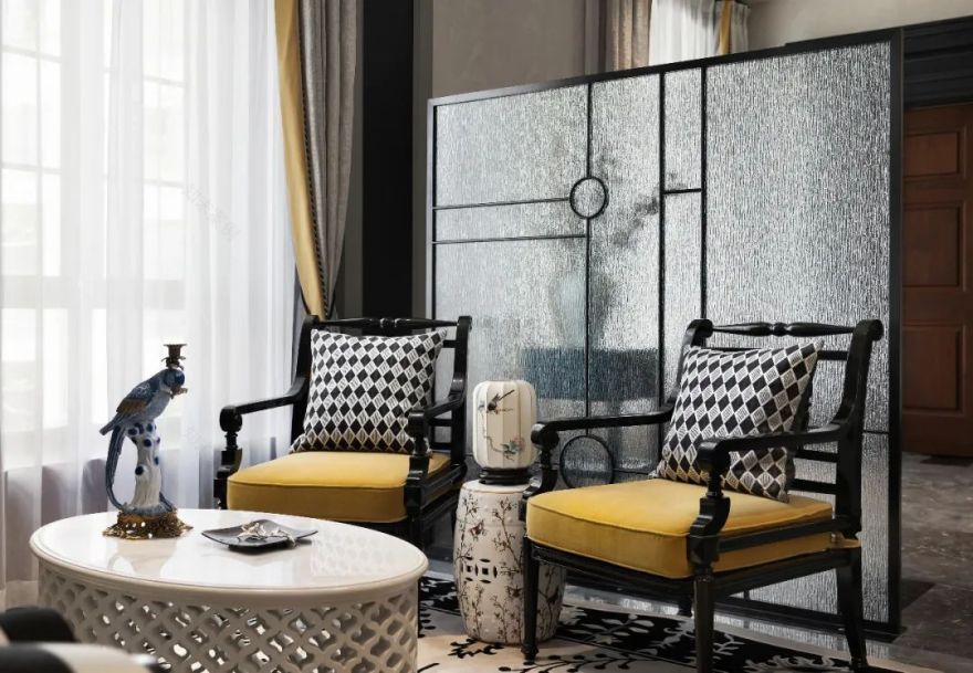 烟台万科御龙山悦莊销售中心——东西方无界的现代美学空间-79