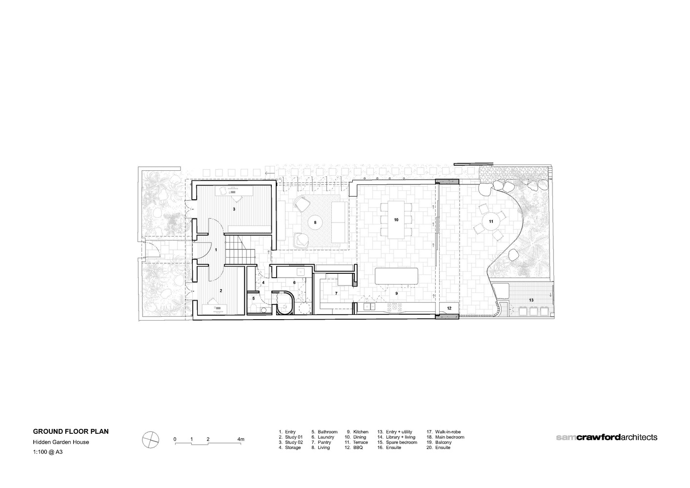 悉尼隐藏花园住宅丨澳大利亚悉尼丨Sam Crawford Architects-19
