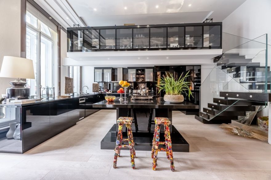 巴黎圣日耳曼德佩区带室内泳池超大公寓丨法国巴黎-21