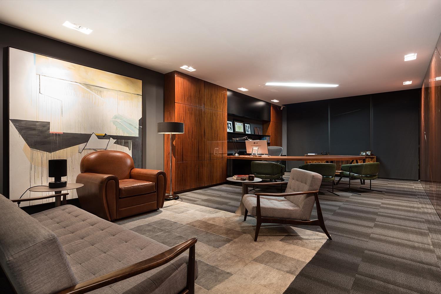 巴西 Andrade Maia 律所办公室设计，现代简约的室内空间-10