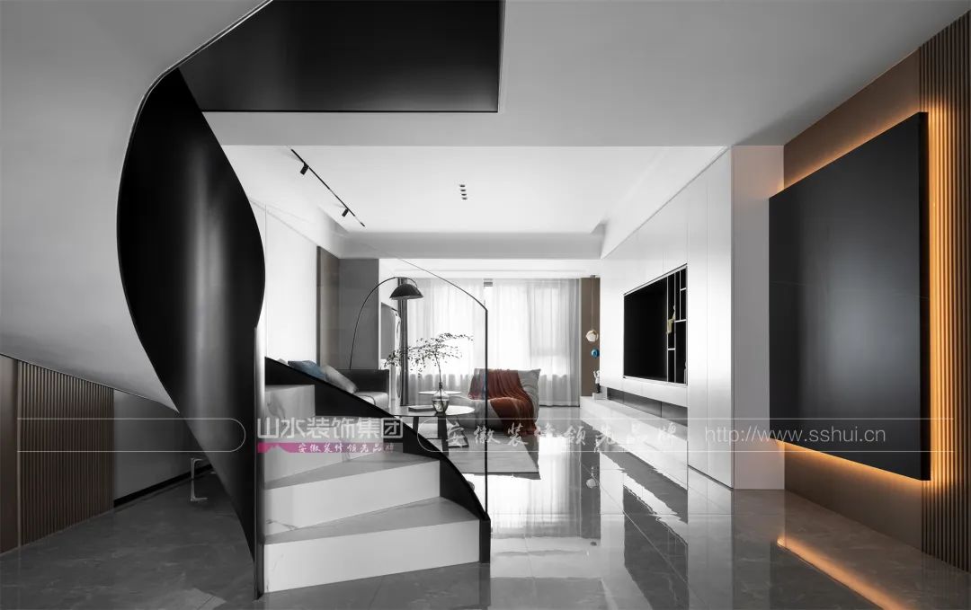 极简复式空间的诗意生活丨刘义峰-28