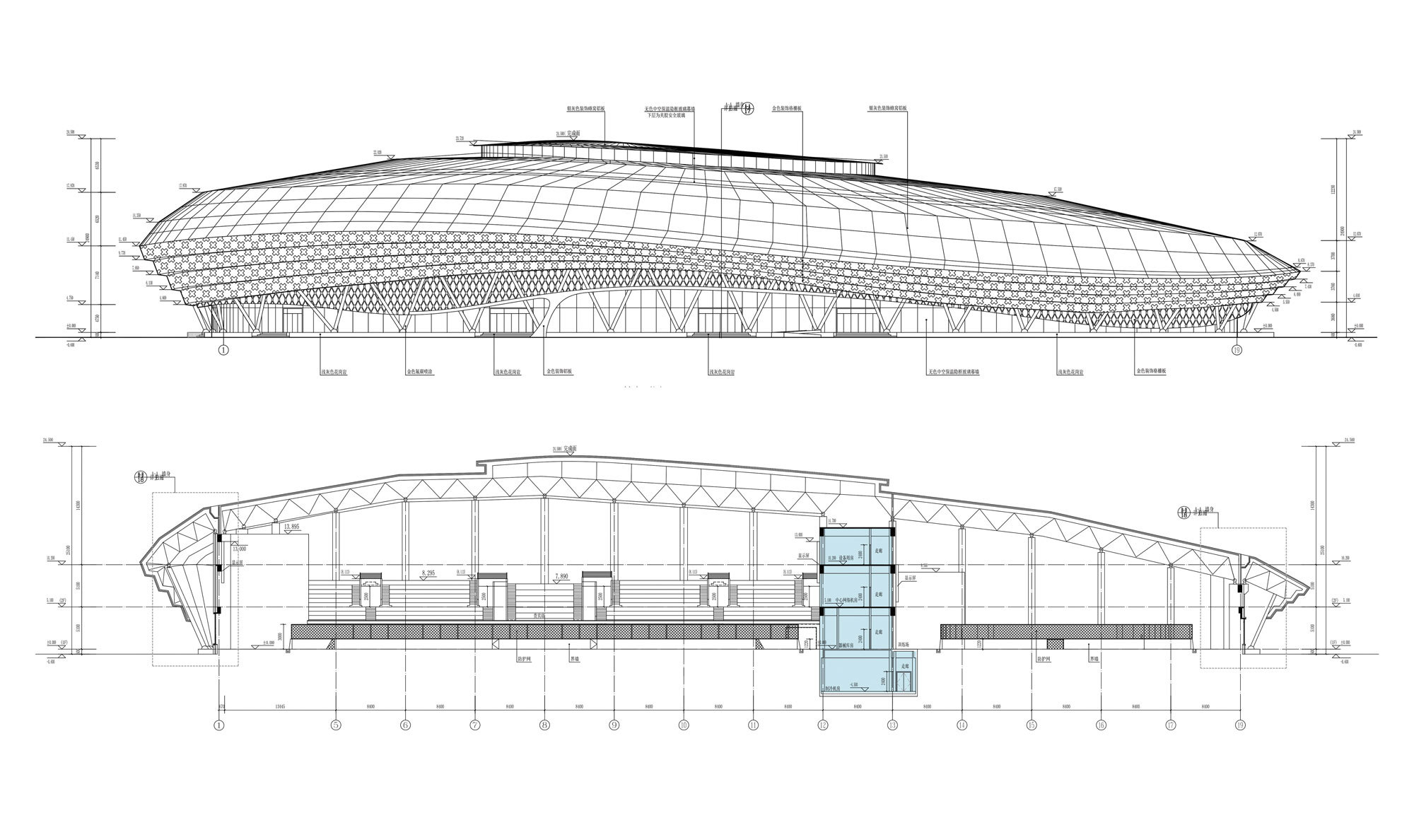 冰雪莲花的哈工大体育馆,致敬新疆雪域风情-34