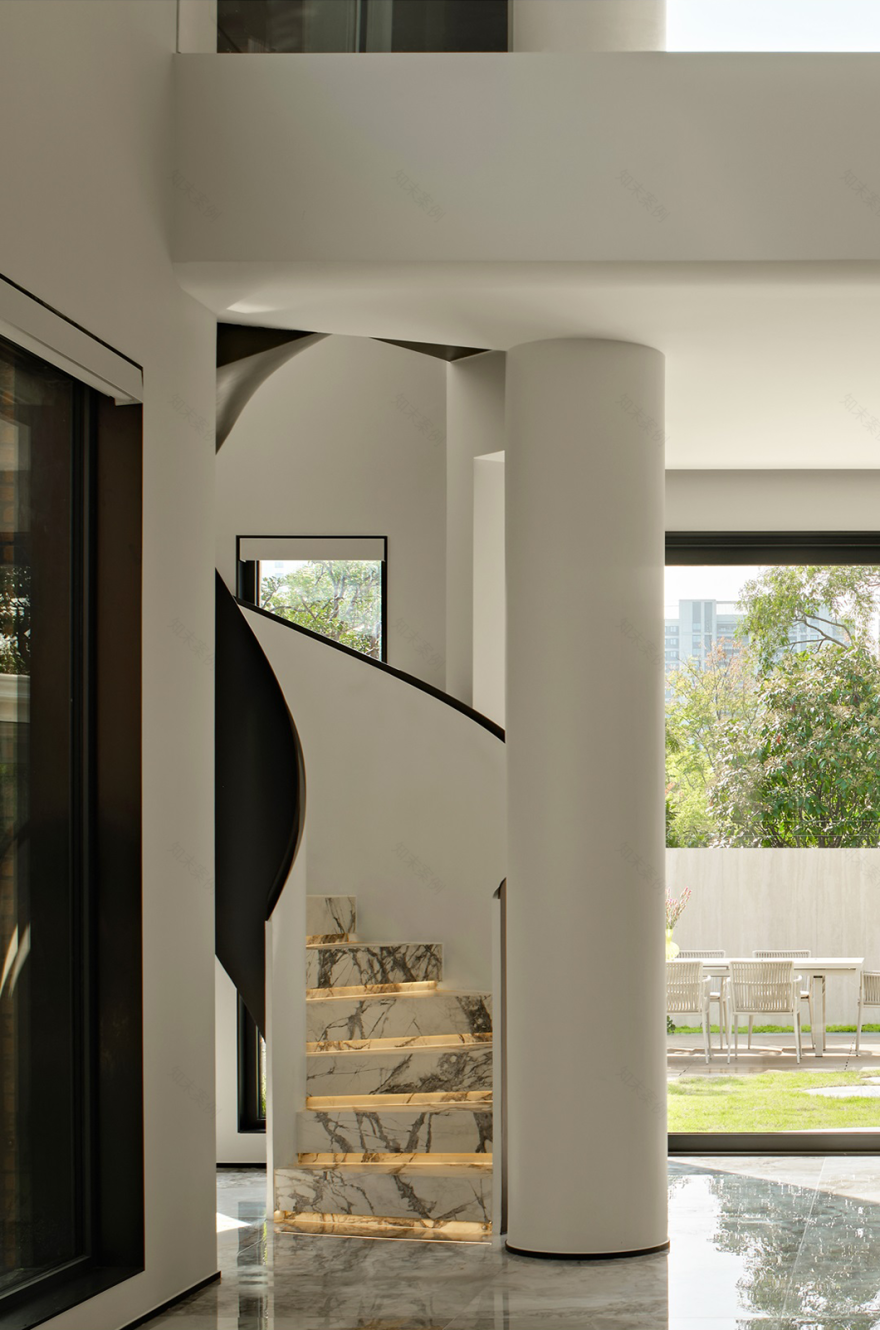 简约自然风充满幸福感的家丨中国苏州丨上邸设计-23