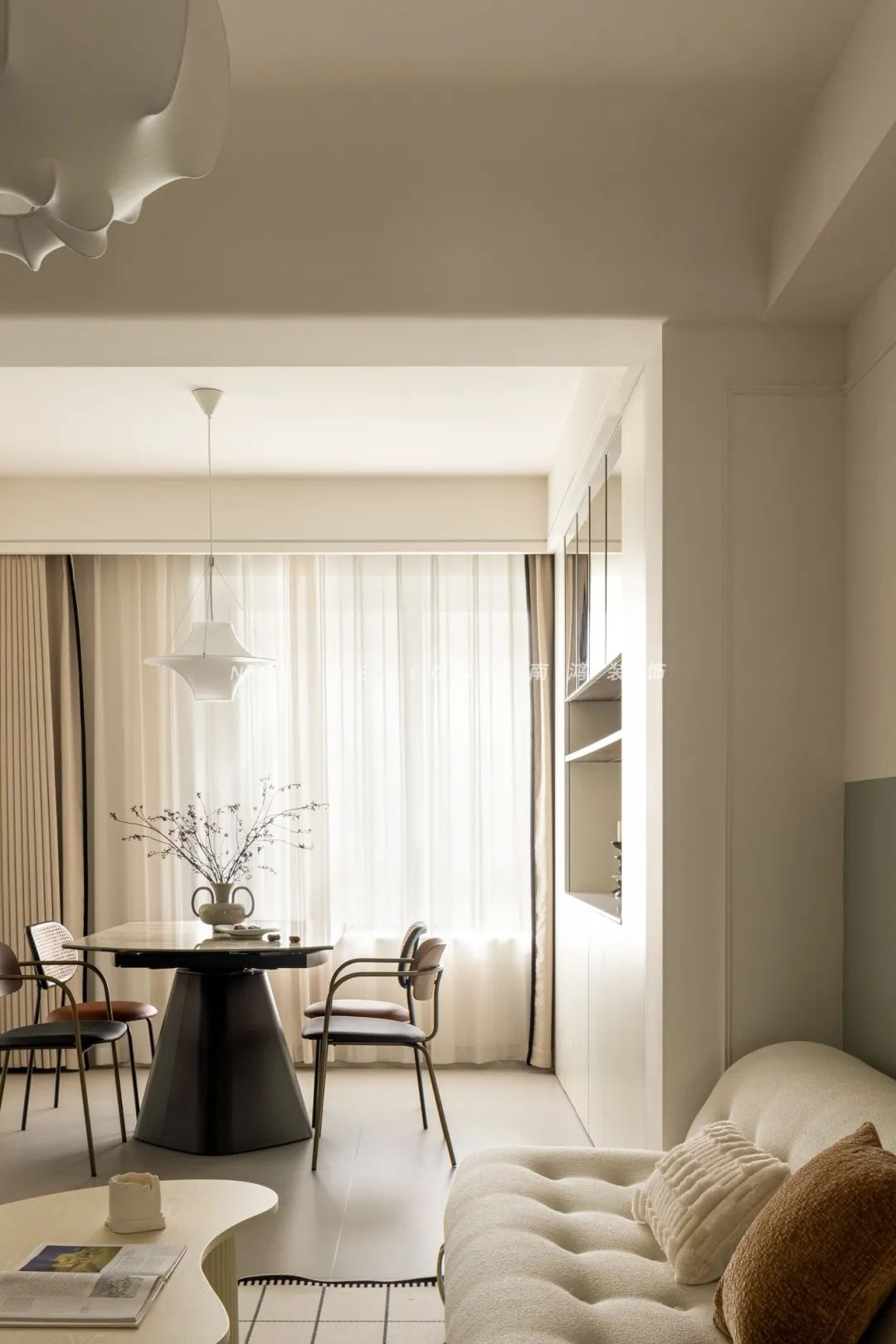 奶油中古 · 浙江杭州 89㎡居室设计丨中国杭州丨浙江南鸿装饰-27