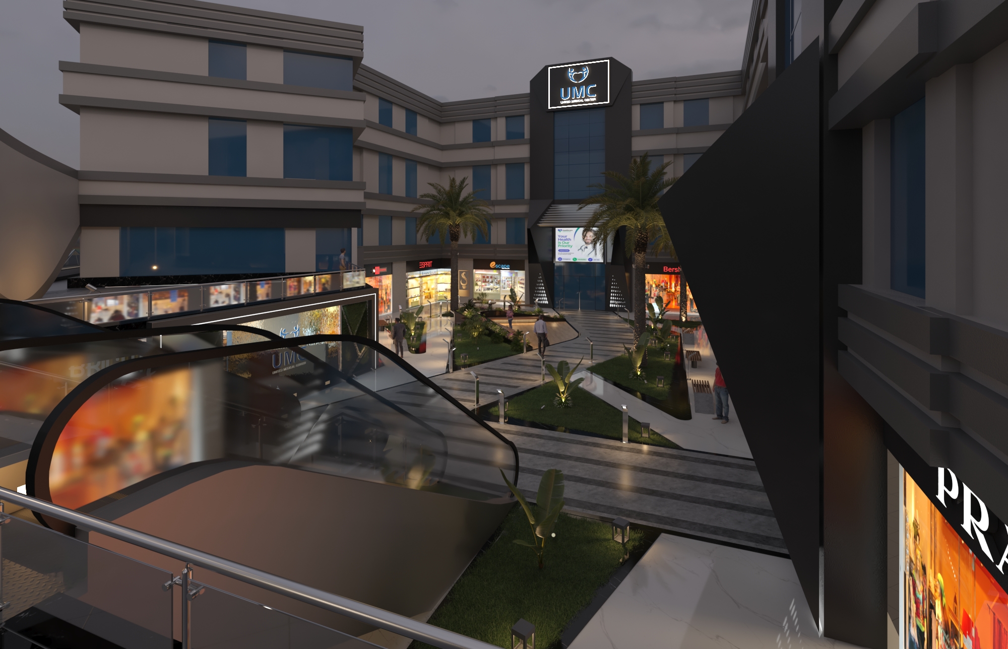 U.M.C Entrance landscape Design-8