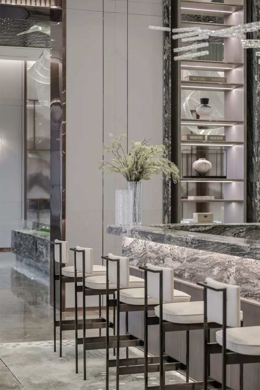 青岛天一仁和宸璟都会售楼处 | 诗意山海,东方美学-37