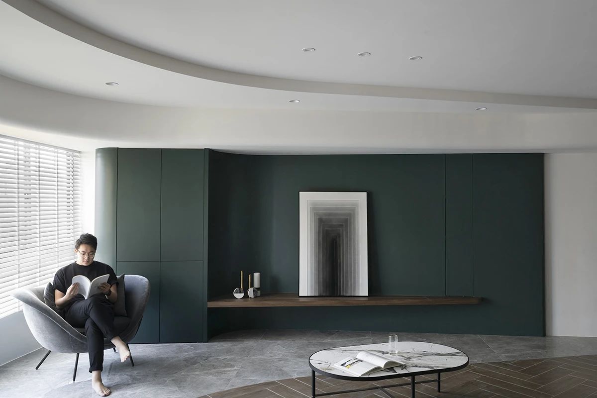 弧线美大平层设计-15