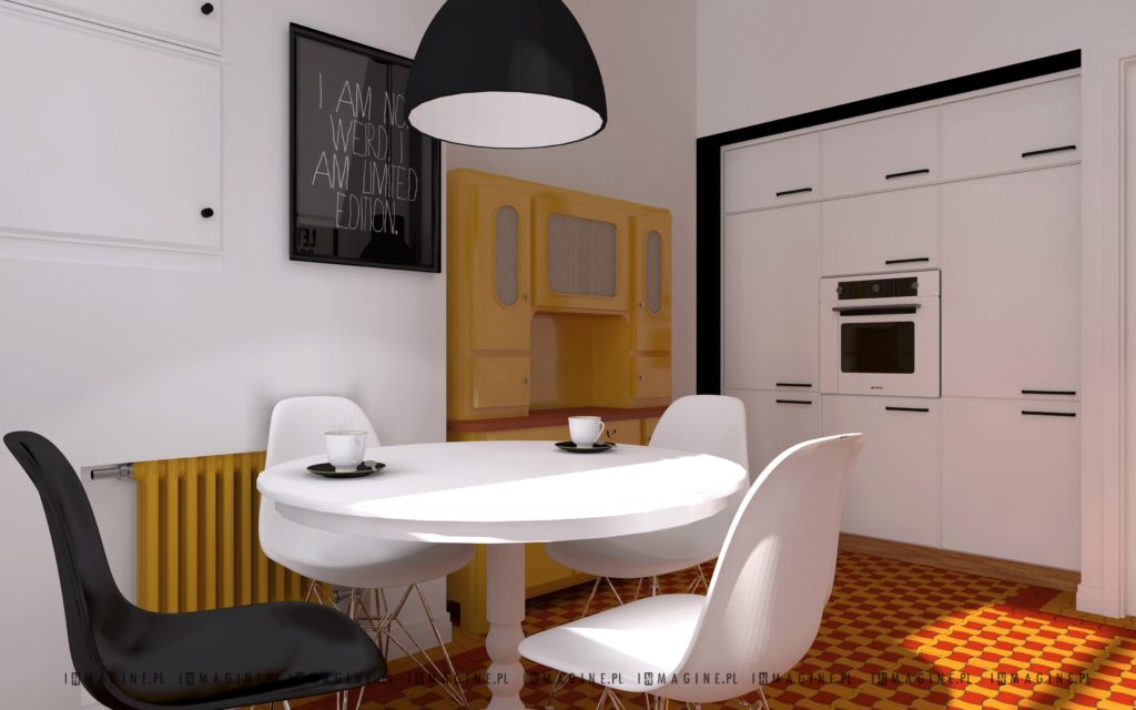 老公寓厨房室内设计项目丨波兰华沙丨InMAGINE（华沙室内建筑师,设计师）-4