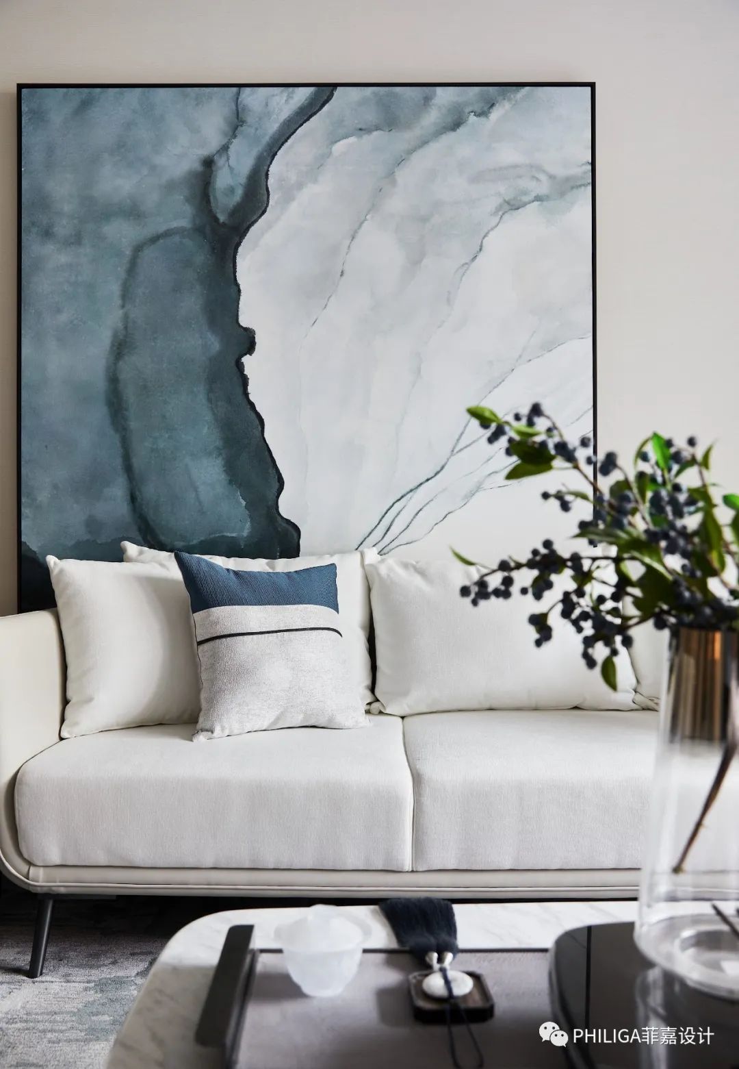 远洋·沁山水样板间 | 简约东方韵致,自然奢华空间-35