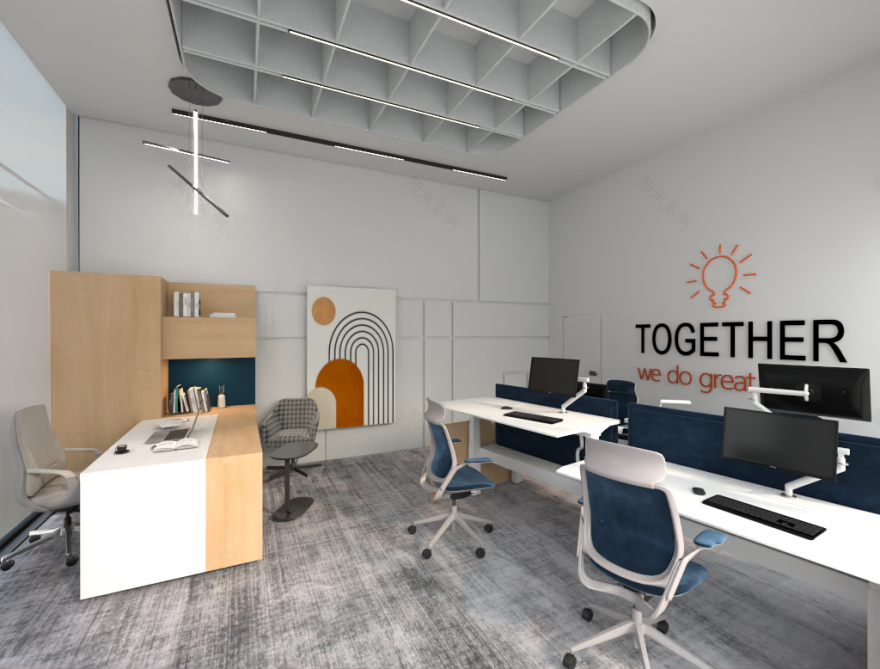 企业联合办公空间设计丨Helwan University-38