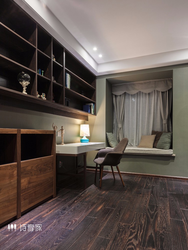 摩登华尔兹——180㎡现代精致住宅  诗享家设计-20