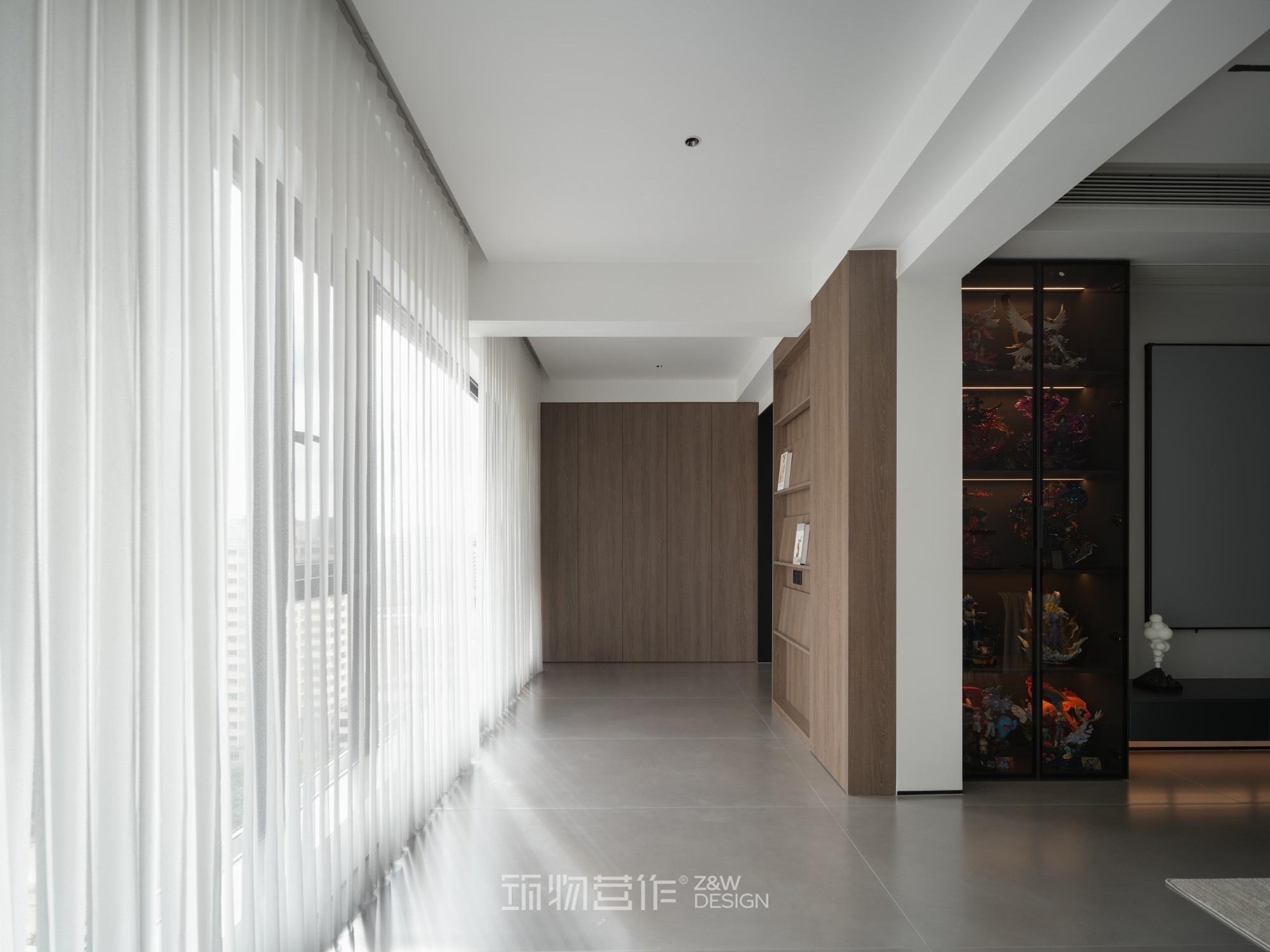 筑物营作实景｜180㎡暗调极简婚房设计-39