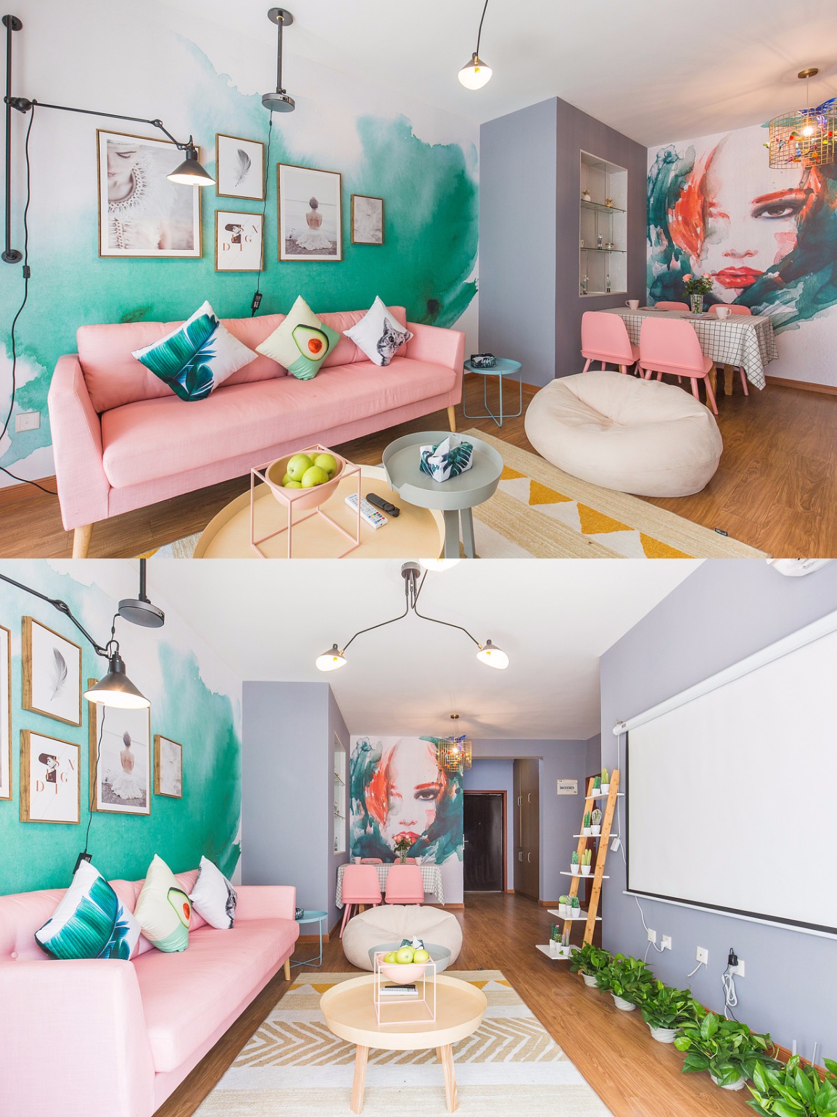 邓有柱打造北欧风撞色小清新摄影空间-5