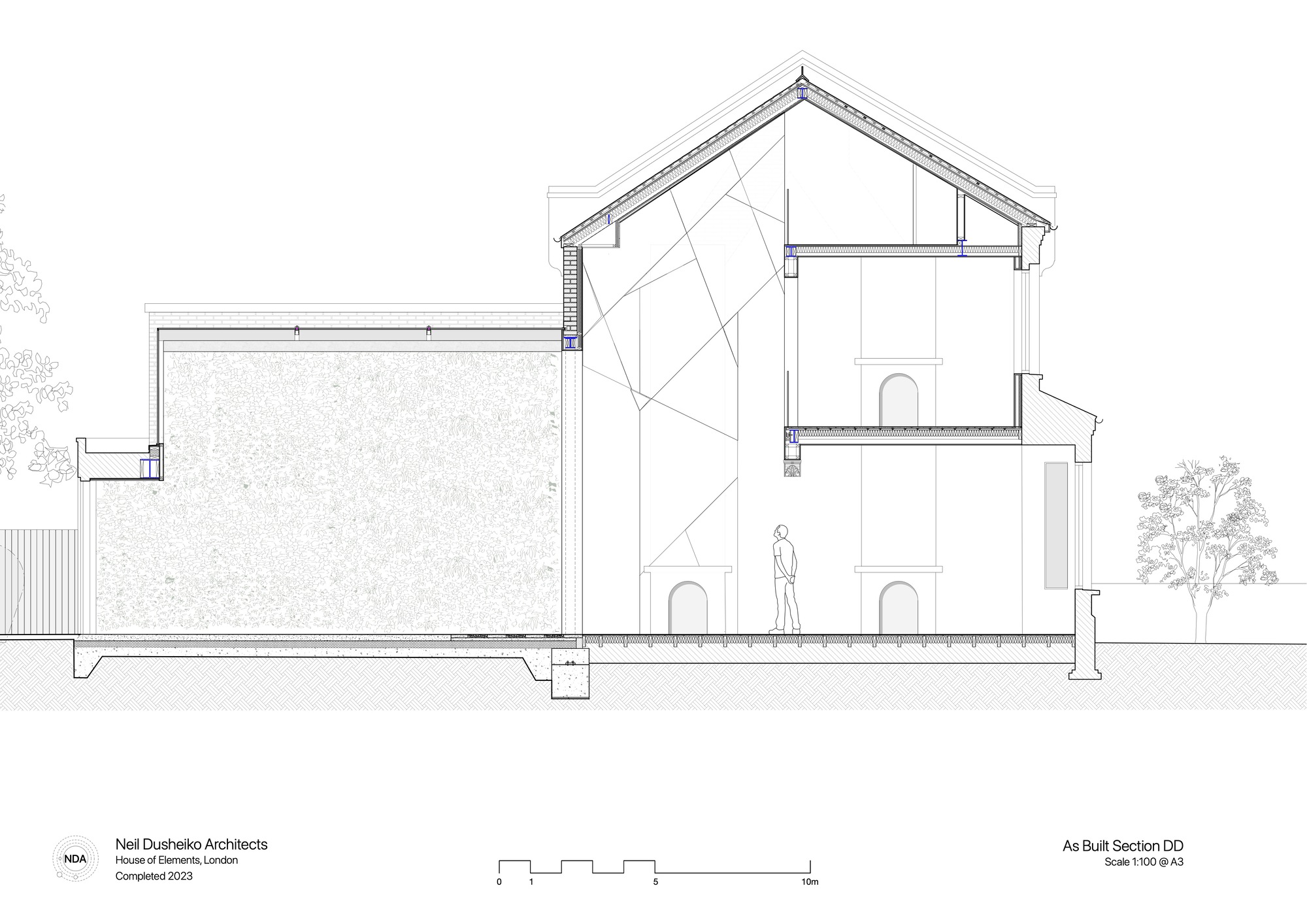 元素之屋丨英国伦敦丨Neil Dusheiko Architects-51