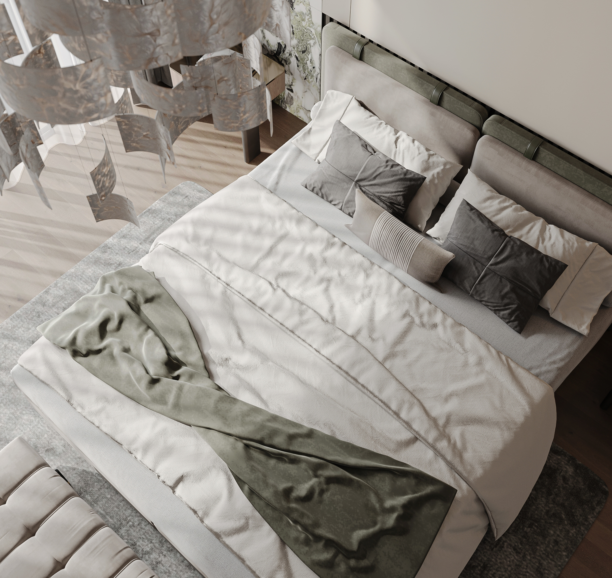 奶油轻奢效果图制作-17