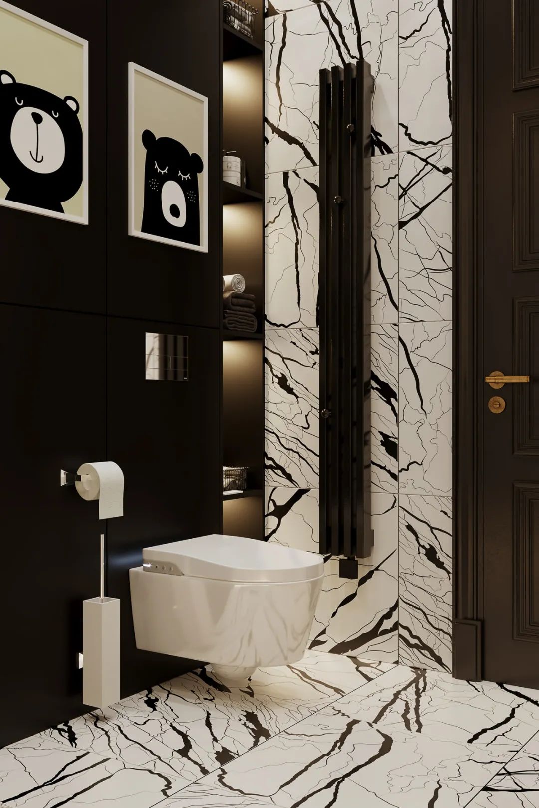 俄罗斯莫斯科 192·4㎡私人豪宅设计丨Julia Design-84