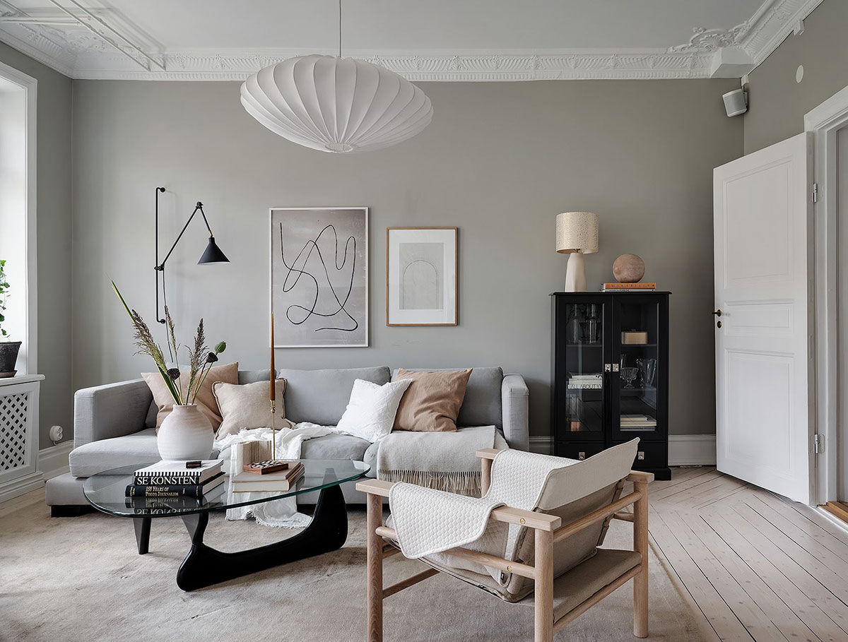 瑞典轻奢公寓，Scandinavian 风格设计-1