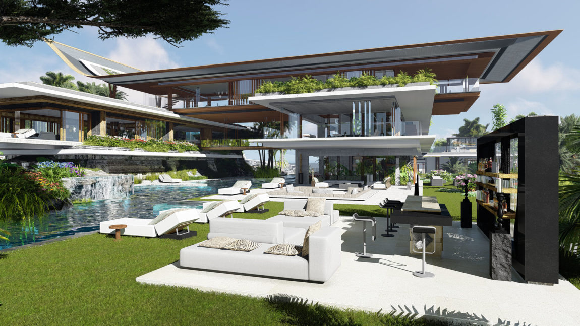 墨西哥尤卡坦半岛上的自然与现代共生之家-21