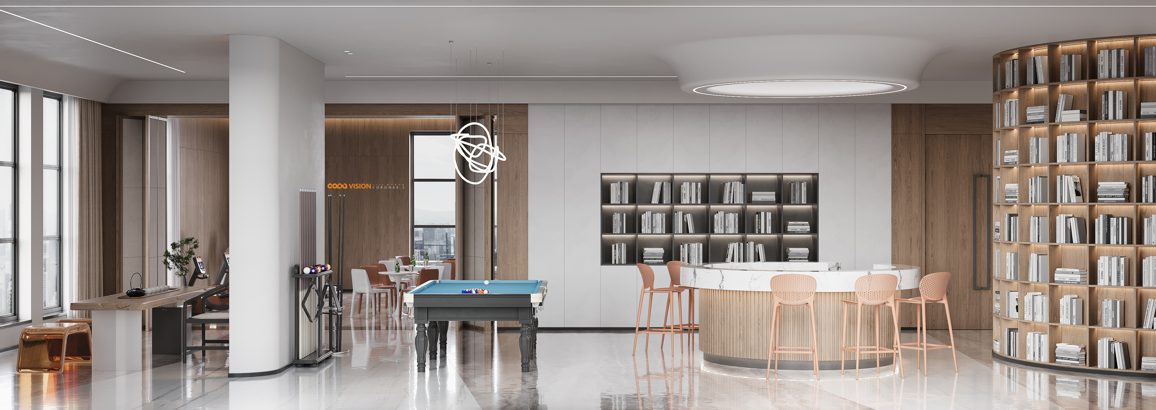 2022 年中下旬工装效果图表现作品丨靠背视觉-33