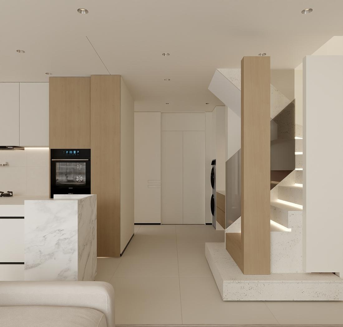 原木极简风跃层-9