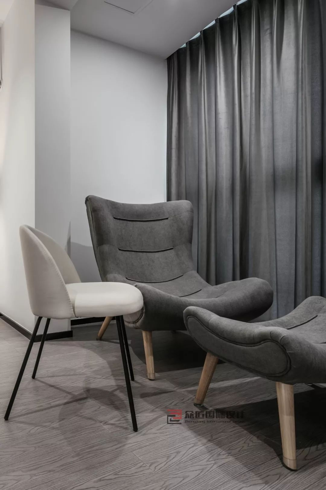 现代黑白灰格调的格林花园 120㎡设计-40