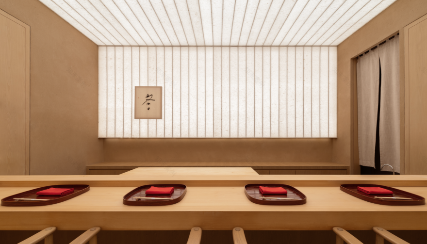 晴空·日本料理深圳店丨中国深圳丨春山秋水设计-34