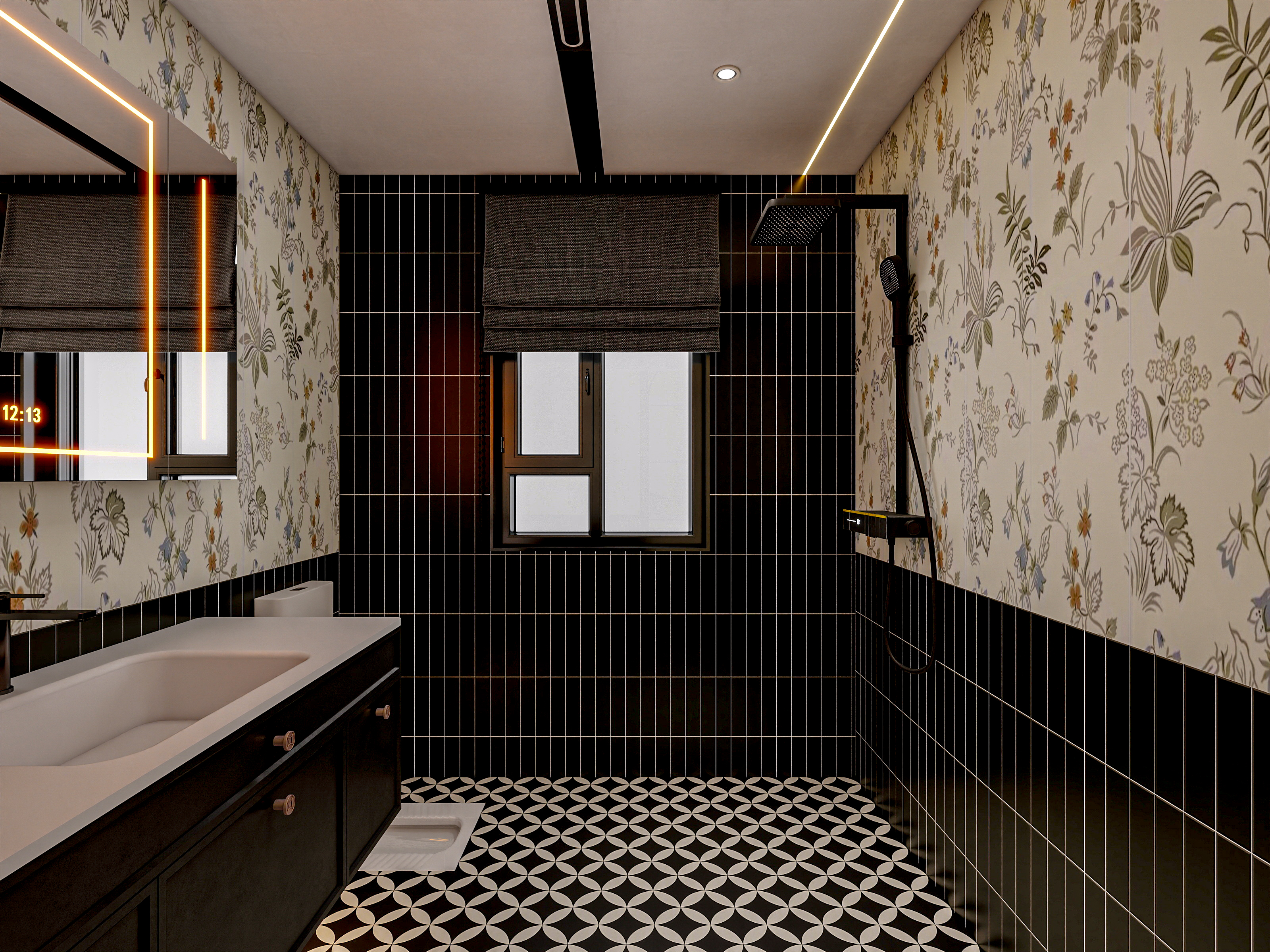 四川成都人居都市阳光（245平方简约法式顶跃六居室）-57