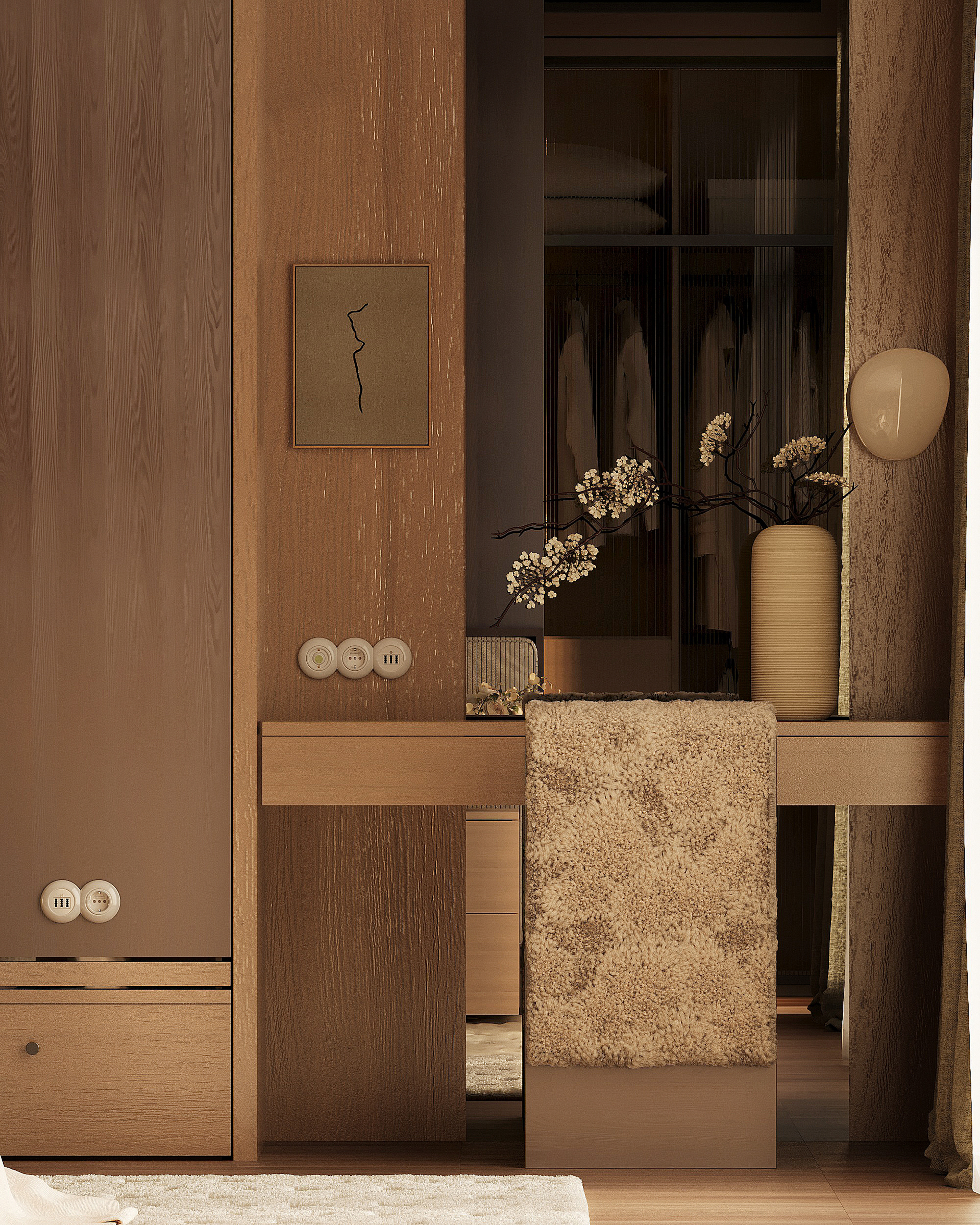 瑞士酒店主卧设计丨M a r w a n S h a a b a n-4