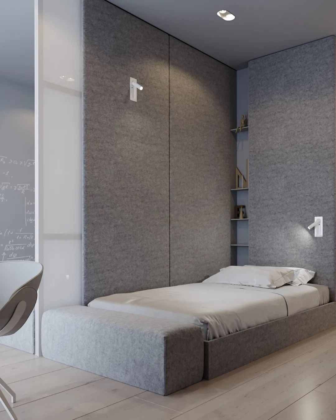 现代简约灰调空间设计-18