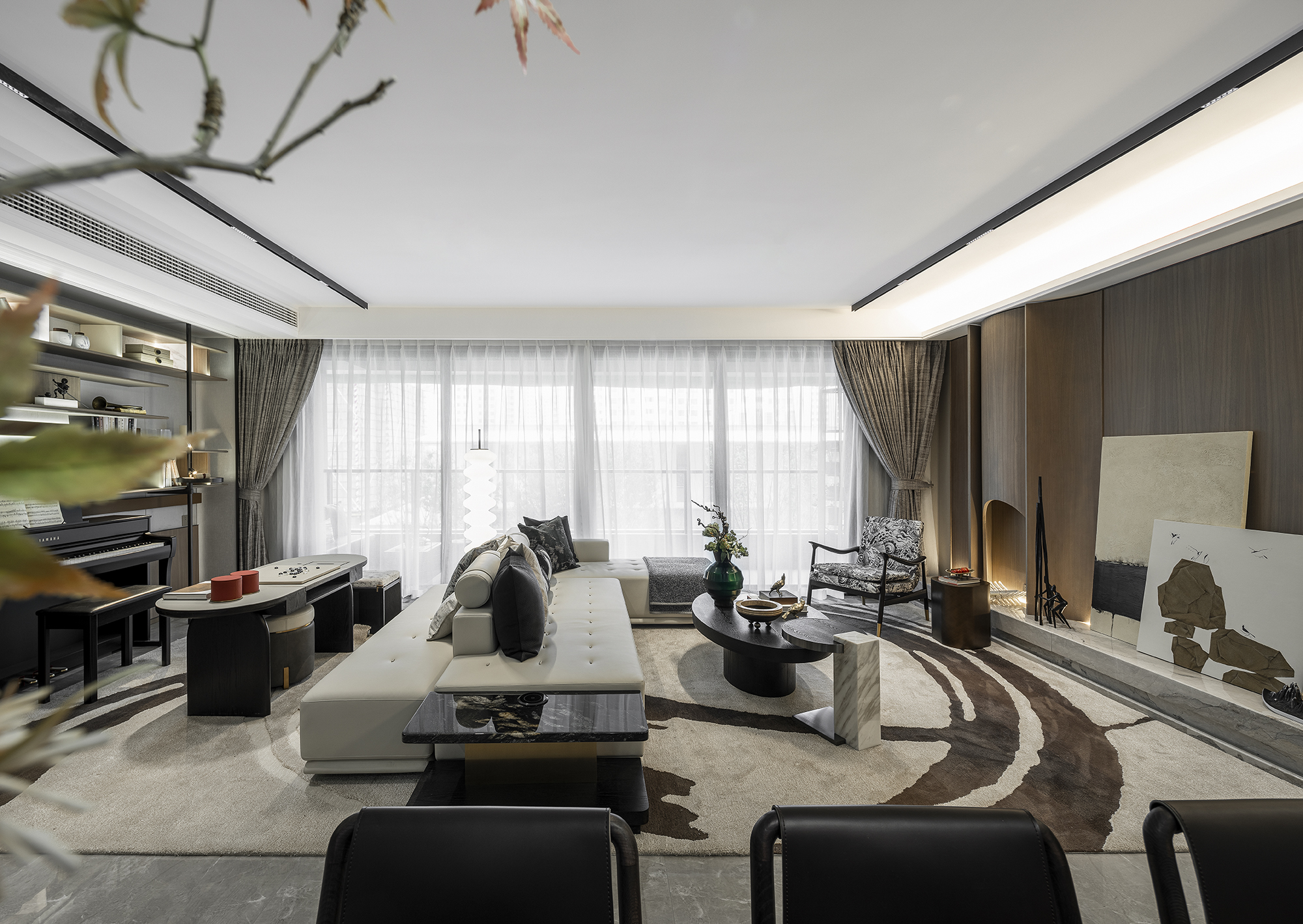 淮安中海·九樾样板间丨中国淮安丨柘壹设计Z ONE⁺-31