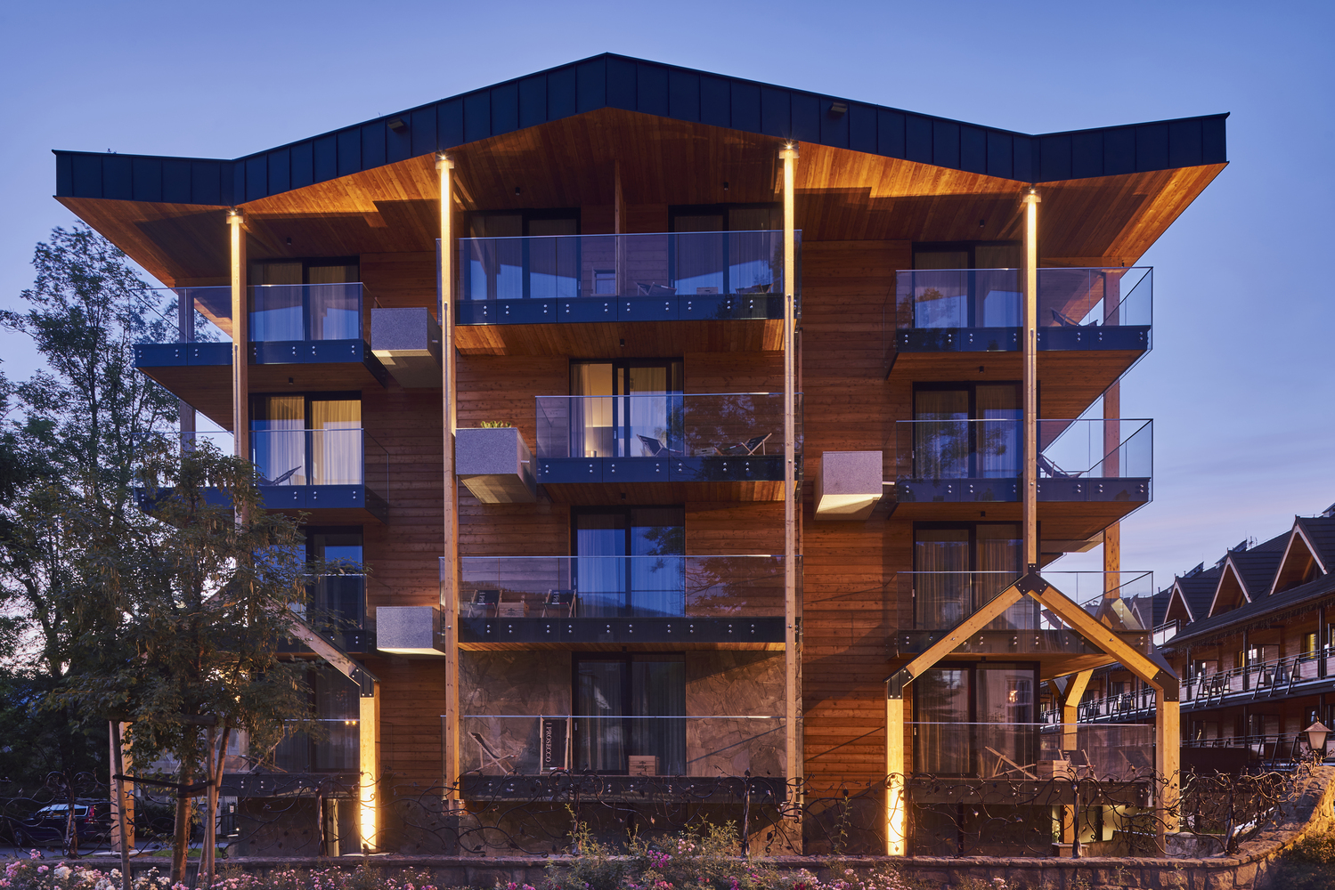 波兰 Zakopane 山岳公寓度假胜地丨Karpiel Steindel Architektura-27