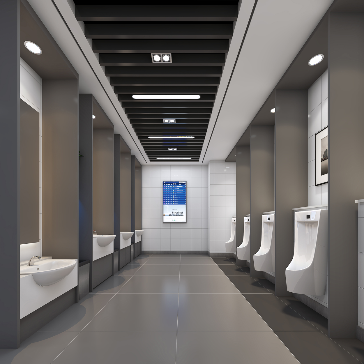 内蒙古呼和浩特白塔机场卫生间文化氛围营造升级-3