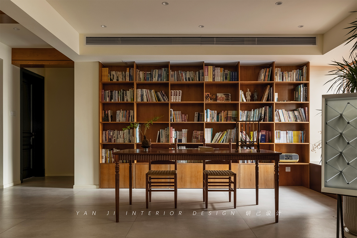 复古绿植上海宅丨中国芜湖丨研己设计-25