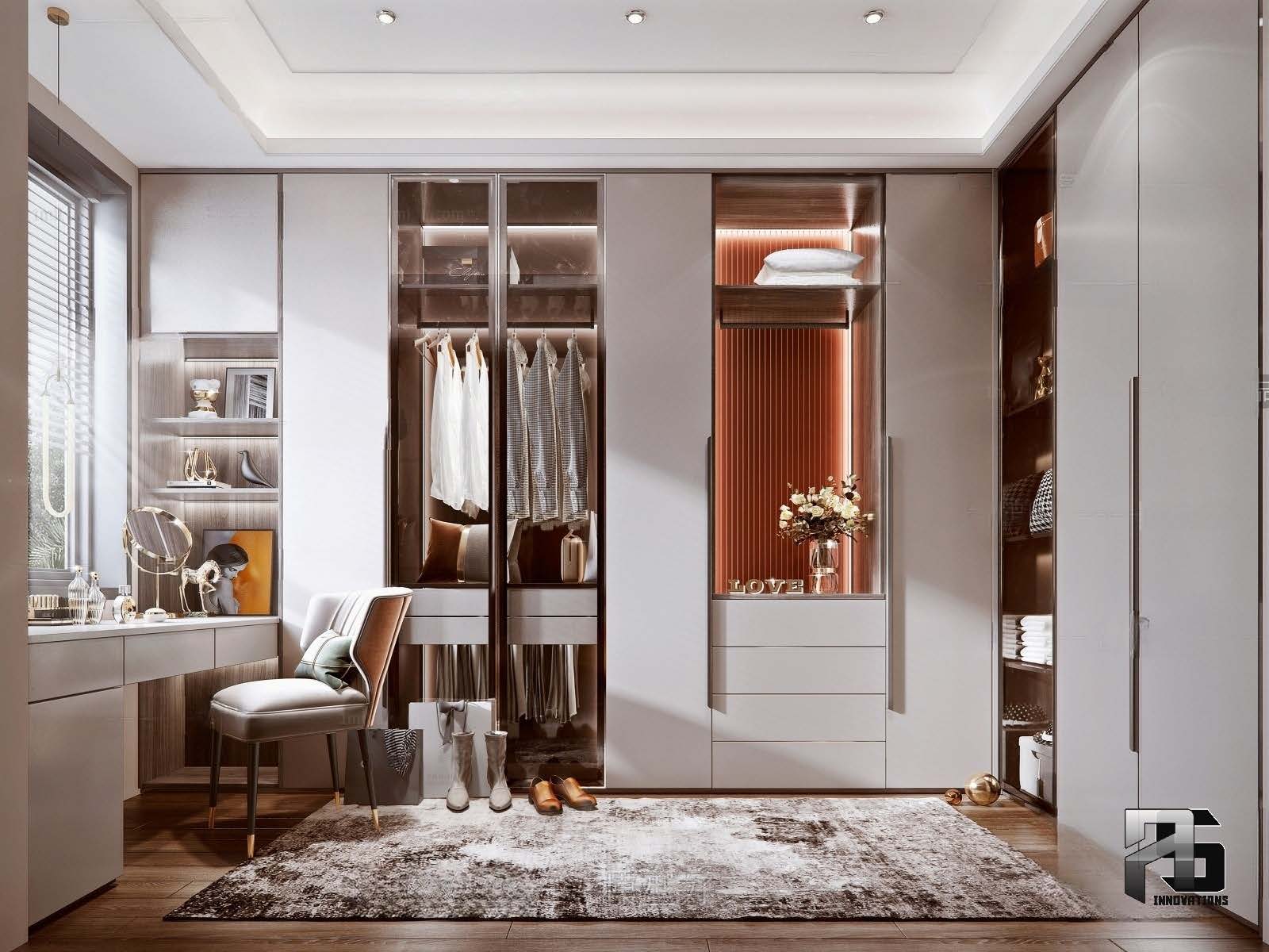 DRESSING ROOM 3D INTERIOR . MODERN STYLES 3-2