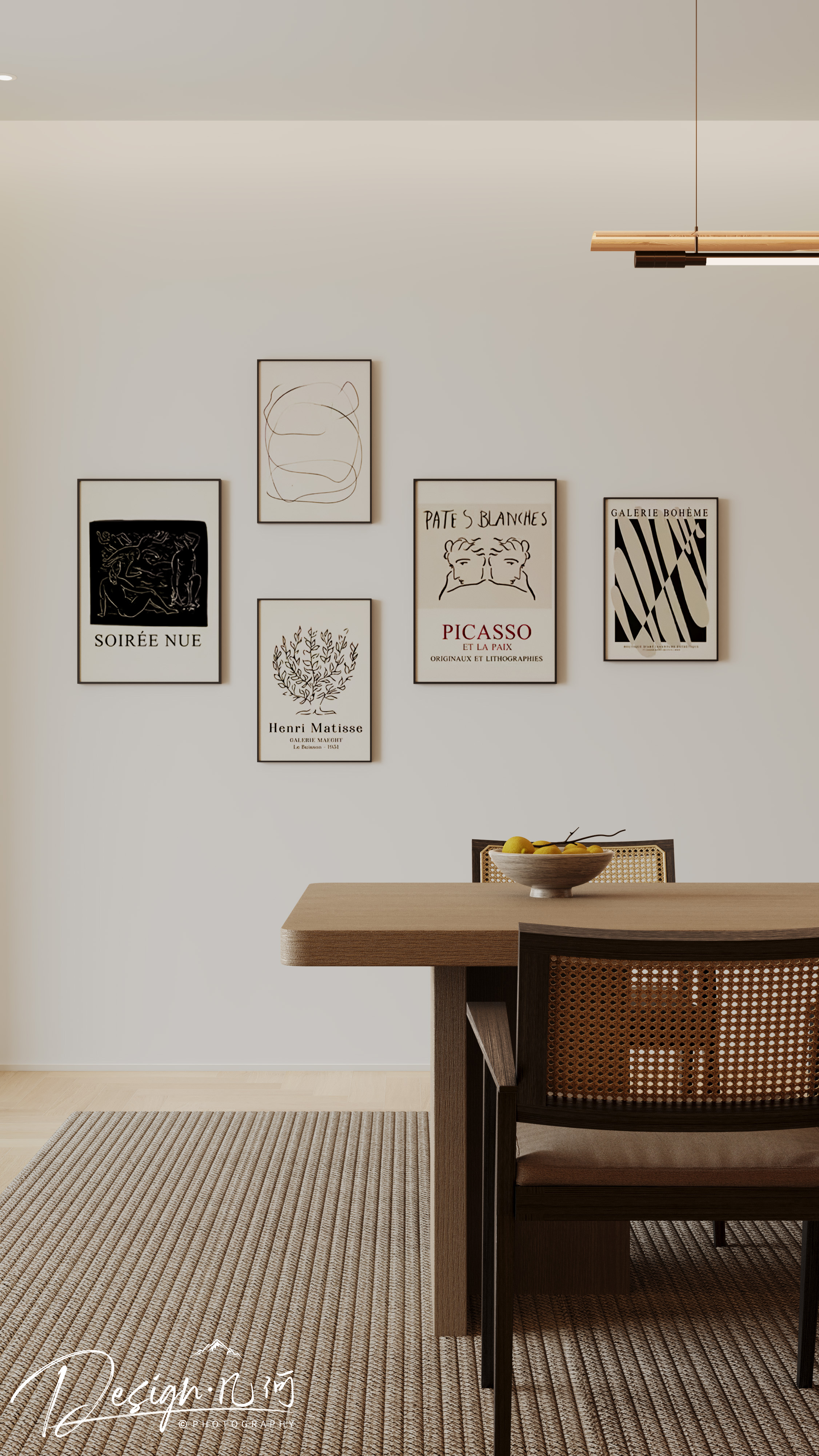 几何空间视觉表现 | 绿地内森庄园现代客餐厅-24