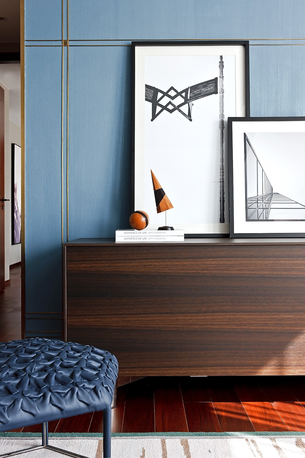 咫尺西湖 隐贵私邸 杭州嘉里中心 逸庐 样板间 空间摄影作品分享-7