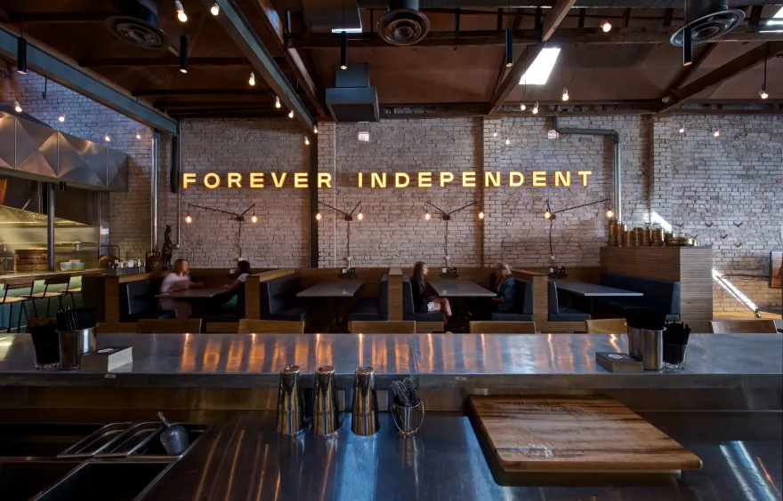 澳大利亚" Hawker Hall "餐厅 | 竹屏风打造的街头气息-52