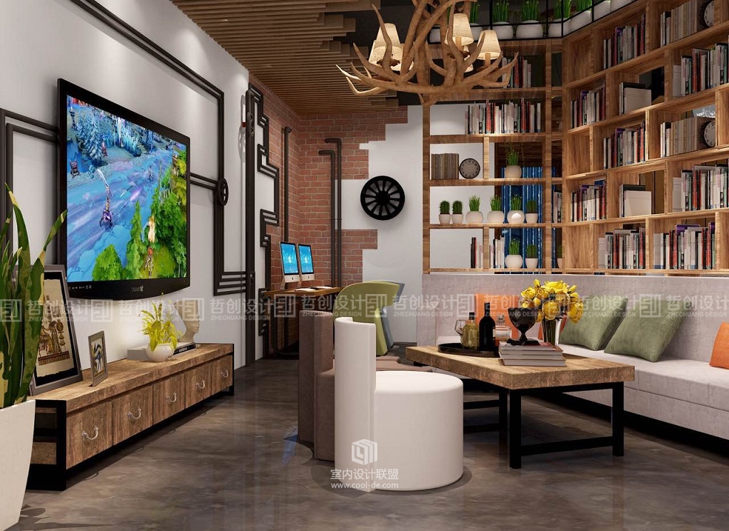 昆明专业网咖装修设计效果图分享 昆明网咖装修设计-40