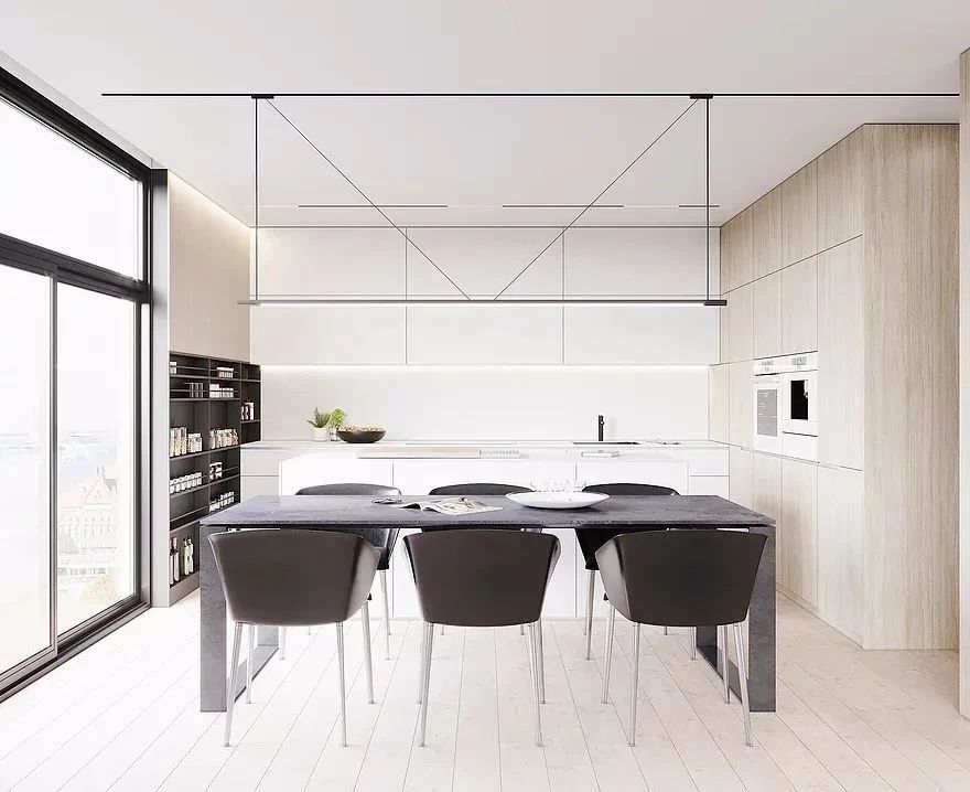 88㎡现代简约公寓丨JD Architects-8