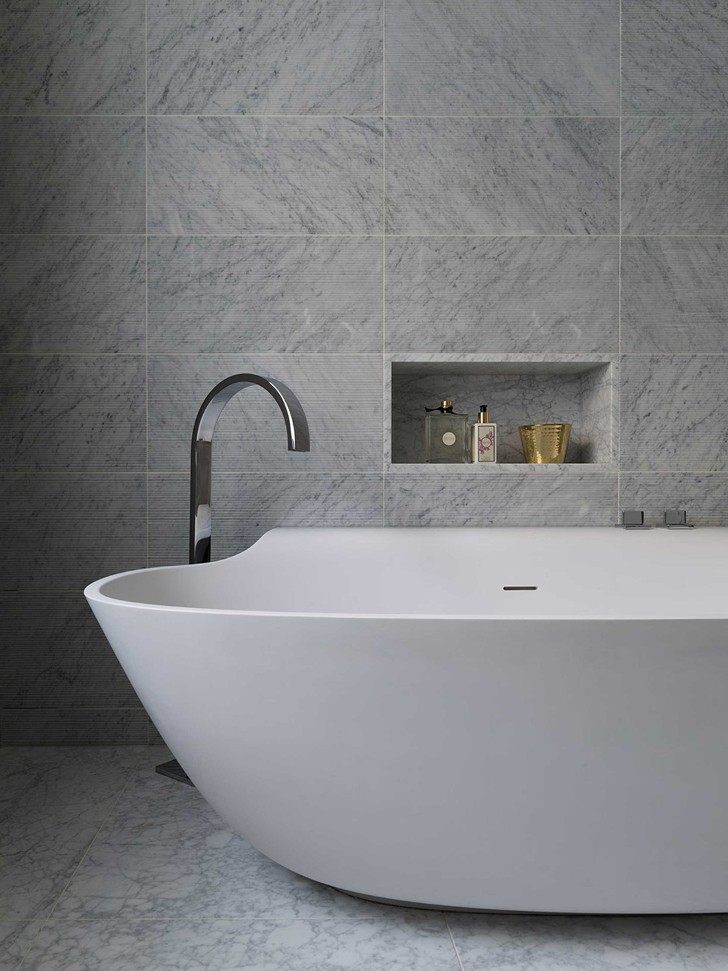 伦敦高档地段单色设计公寓-27