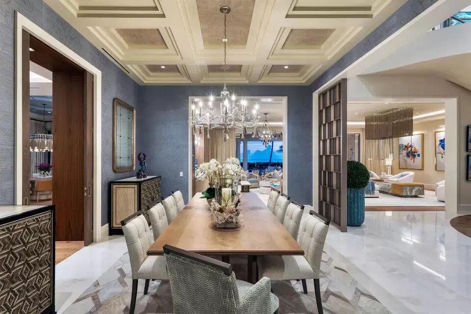 佛罗里达海滨豪宅：6卧11卫的阔绰海滩庄园-37