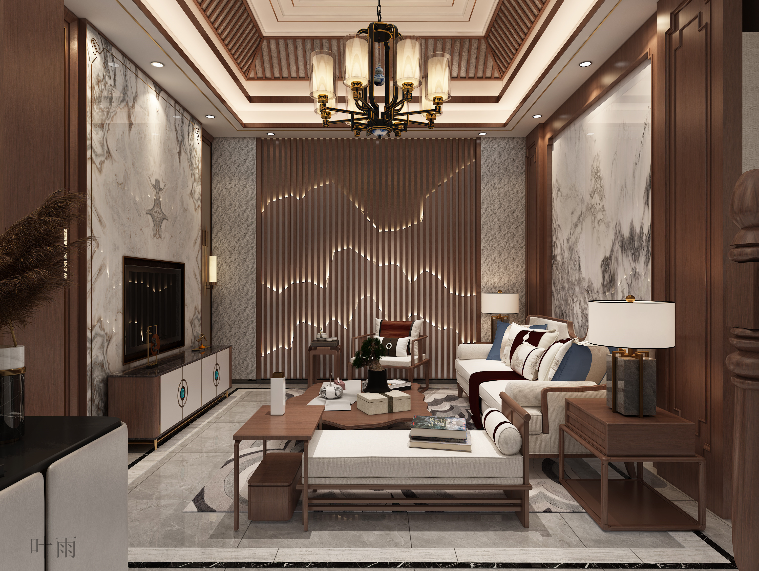 新中式风格融合现代元素，展现独特魅力-4