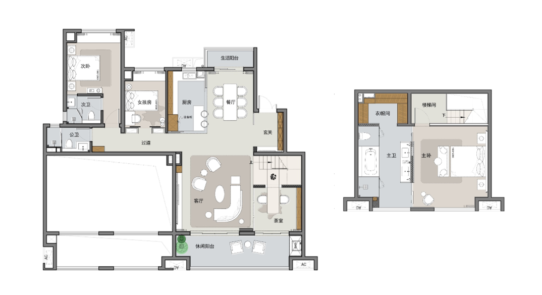 越秀长沙湘江星汇城样板房丨中国长沙丨深圳市昊泽空间设计有限公司-23