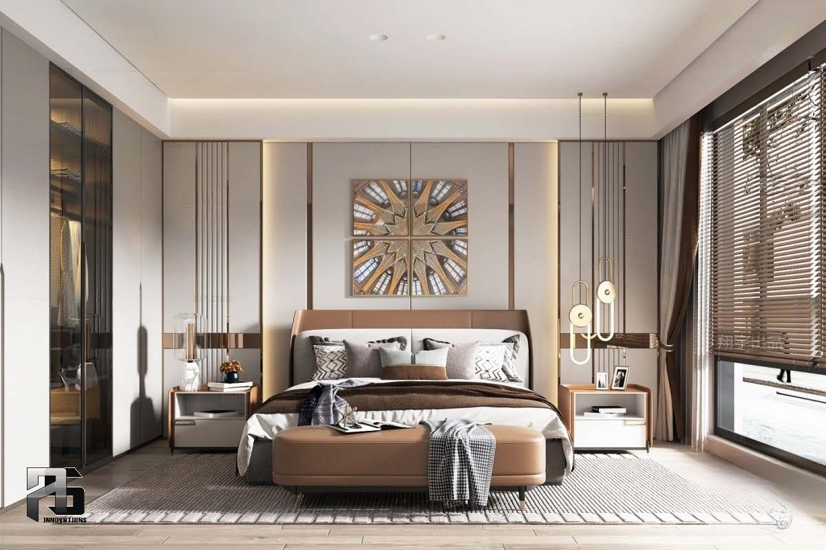 Bedrooms 3d modern styles-15