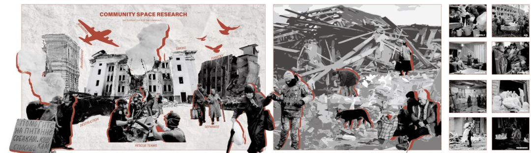 大四毕设将“一次性”建筑转化为可持续绿色社区！三类标准模块+木结构材料见证废墟建筑的再生，重建“温暖的临时家园”！-31