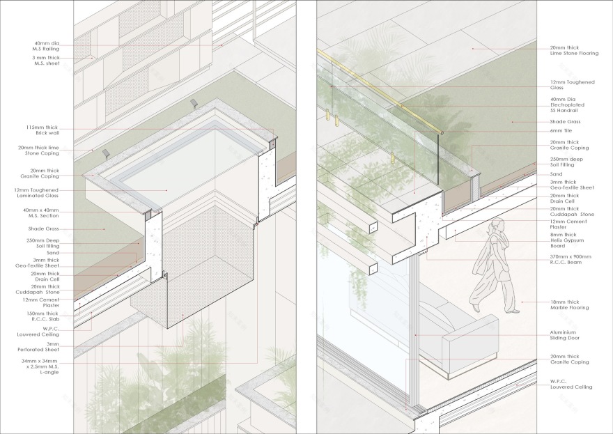 银禧台住宅丨印度丨Spacefiction Studio-34