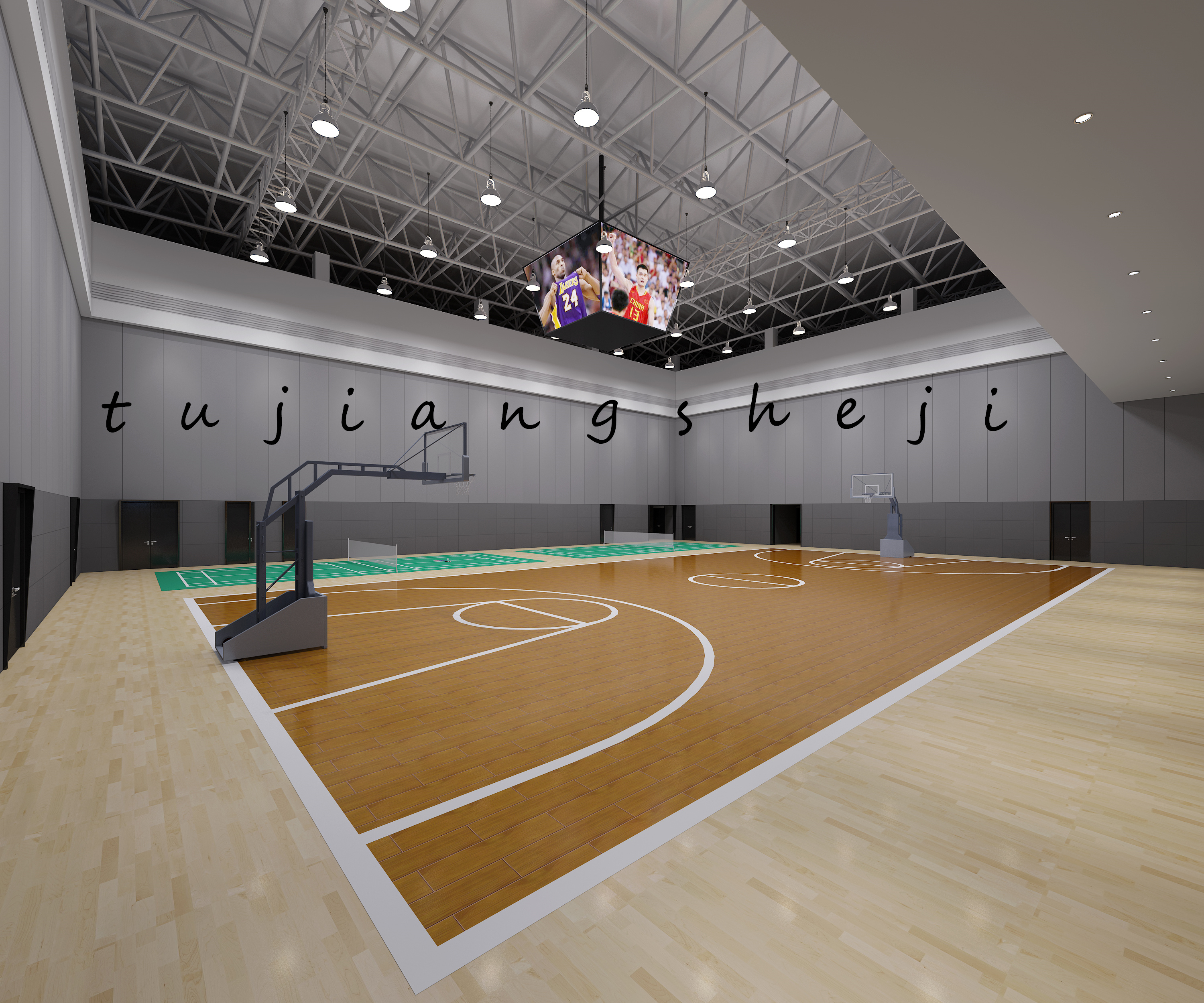 健身会所,瑜伽馆,普拉提运动中心设计-8