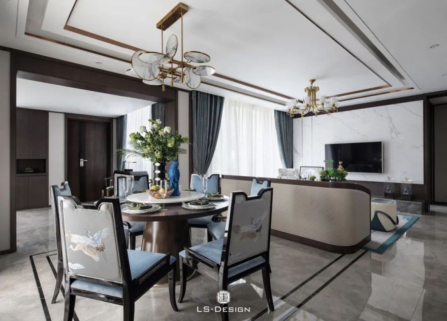 莲设计|以山水之名,打造诗意灵动空间-31