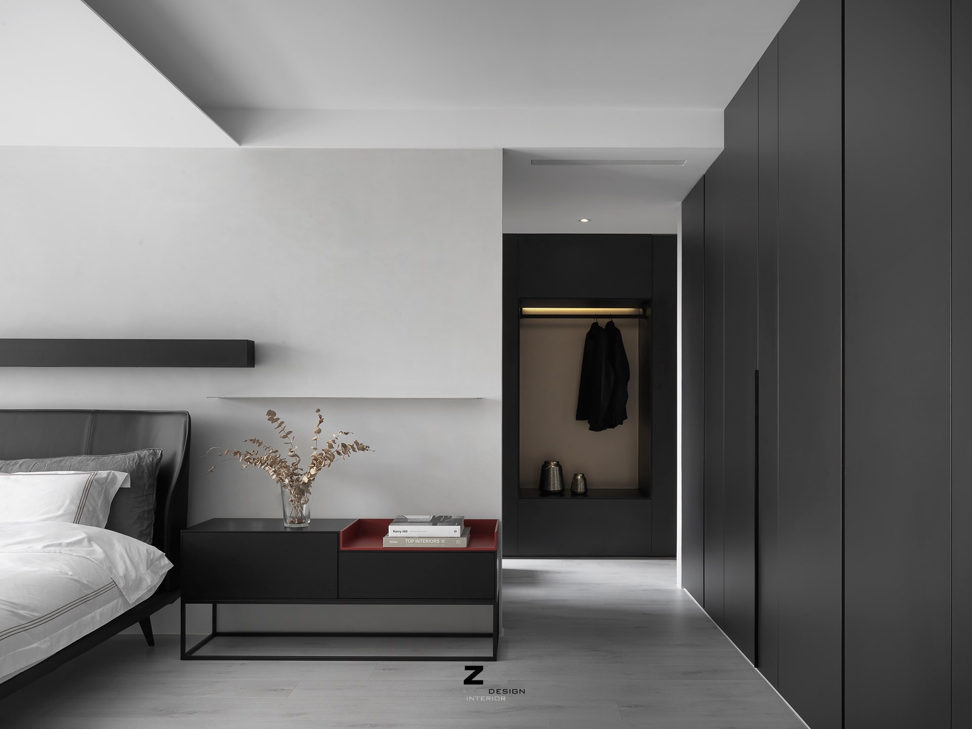 台中郭宅 Z 轴空间设计，旋转电视串联生活空间-30